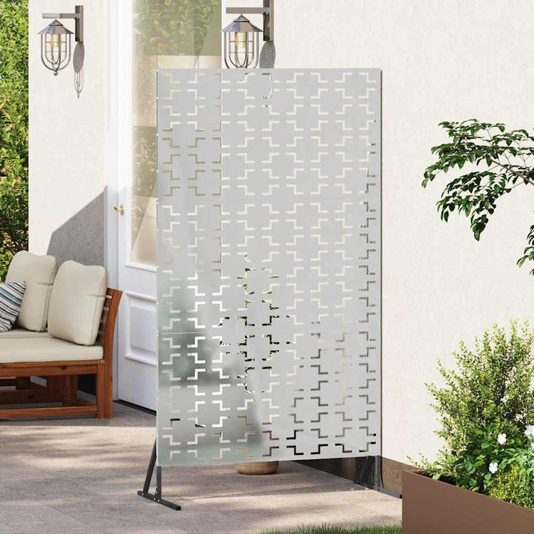 Vidaxx Sichtschutz grau 100 x 50 x 180 cm Stahl