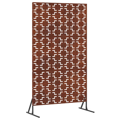 Vidaxx Sichtschutz grau 100 x 50 x 180 cm Cortenstahl