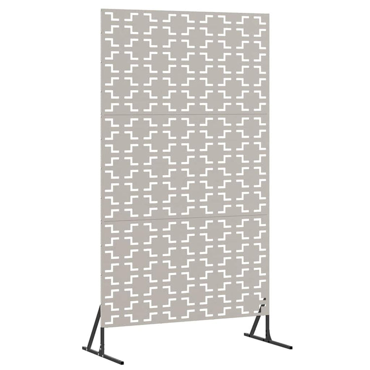 Vidaxx Sichtschutz grau 100 x 50 x 180 cm Cortenstahl