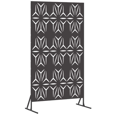 Vidaxx Sichtschutz schwarz 100 x 50 x 180 cm Stahl