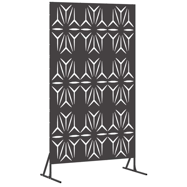 Vidaxx Sichtschutz schwarz 100 x 50 x 180 cm Stahl