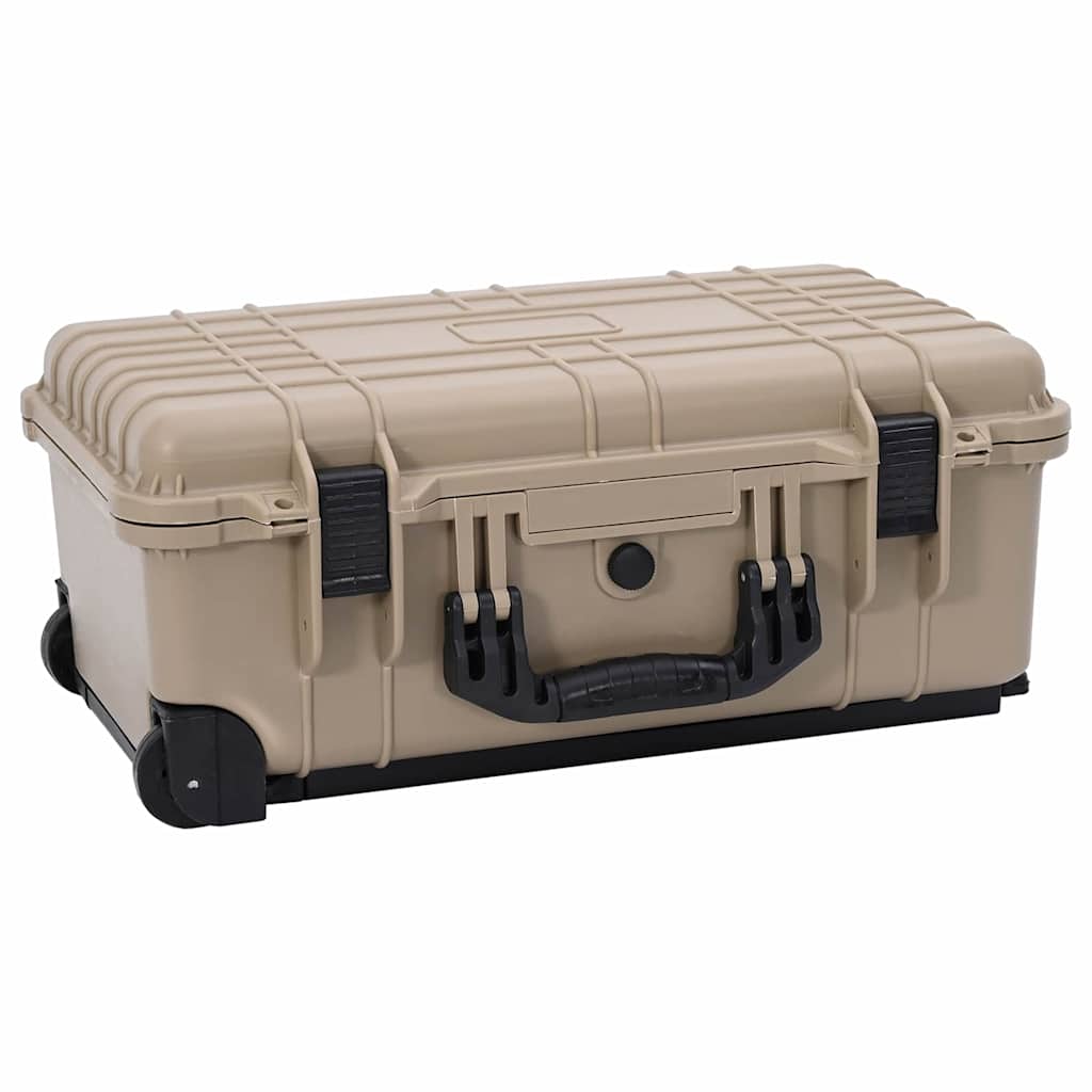 Vidaxx Hartgepäckkoffer Sand 56 x 35 x 23 cm Polypropylen und ABS