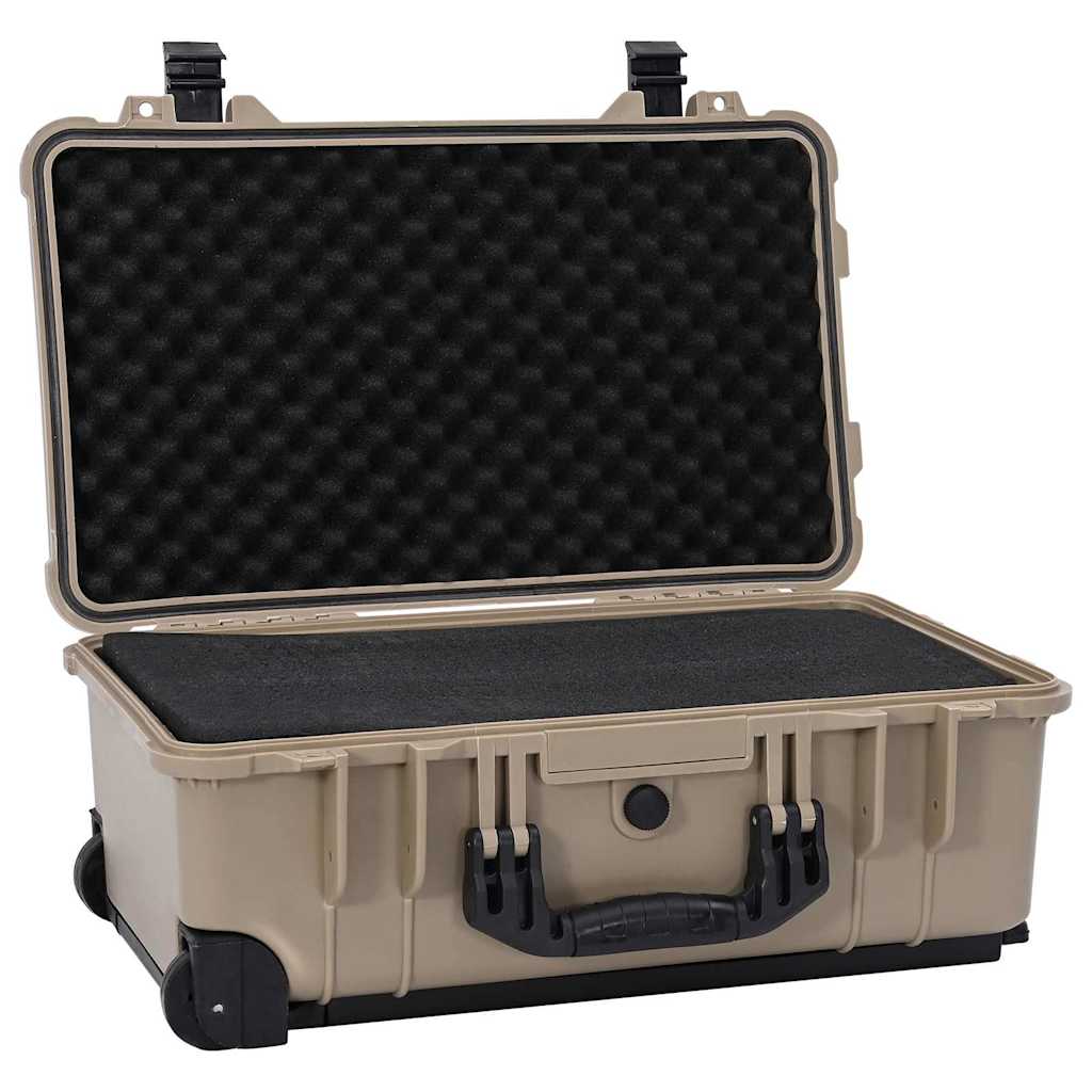 Vidaxx Hartgepäckkoffer Sand 56 x 35 x 23 cm Polypropylen und ABS