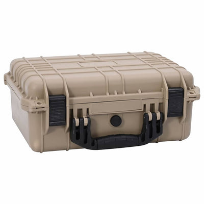 Vidaxx Hartschalenkoffer Sand 40,5 x 33 x 17,5 cm Polypropylen und ABS