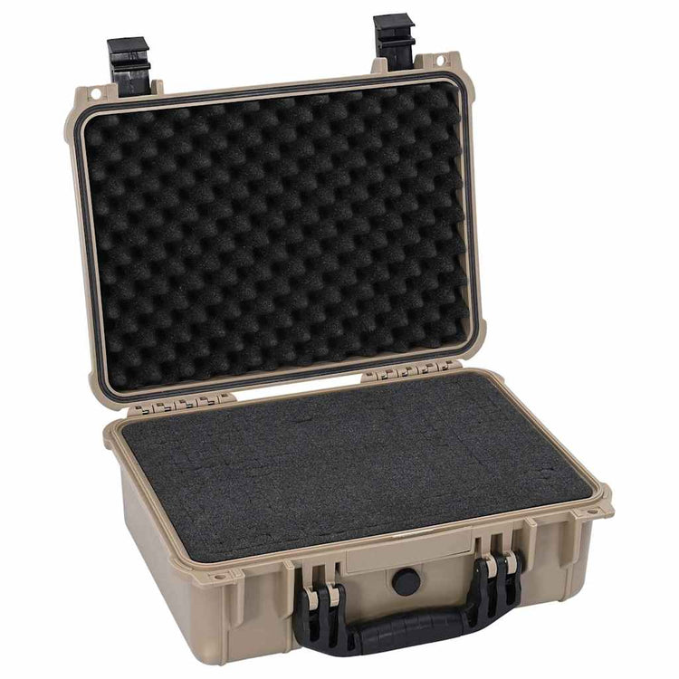 Vidaxx Hartschalenkoffer Sand 40,5 x 33 x 17,5 cm Polypropylen und ABS