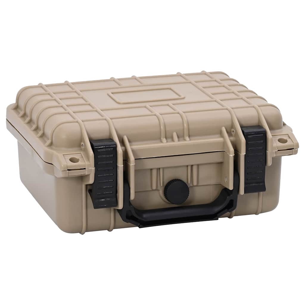 Vidaxx Hartschalenkoffer Sand 27 x 24,5 x 12,5 cm Polypropylen und ABS