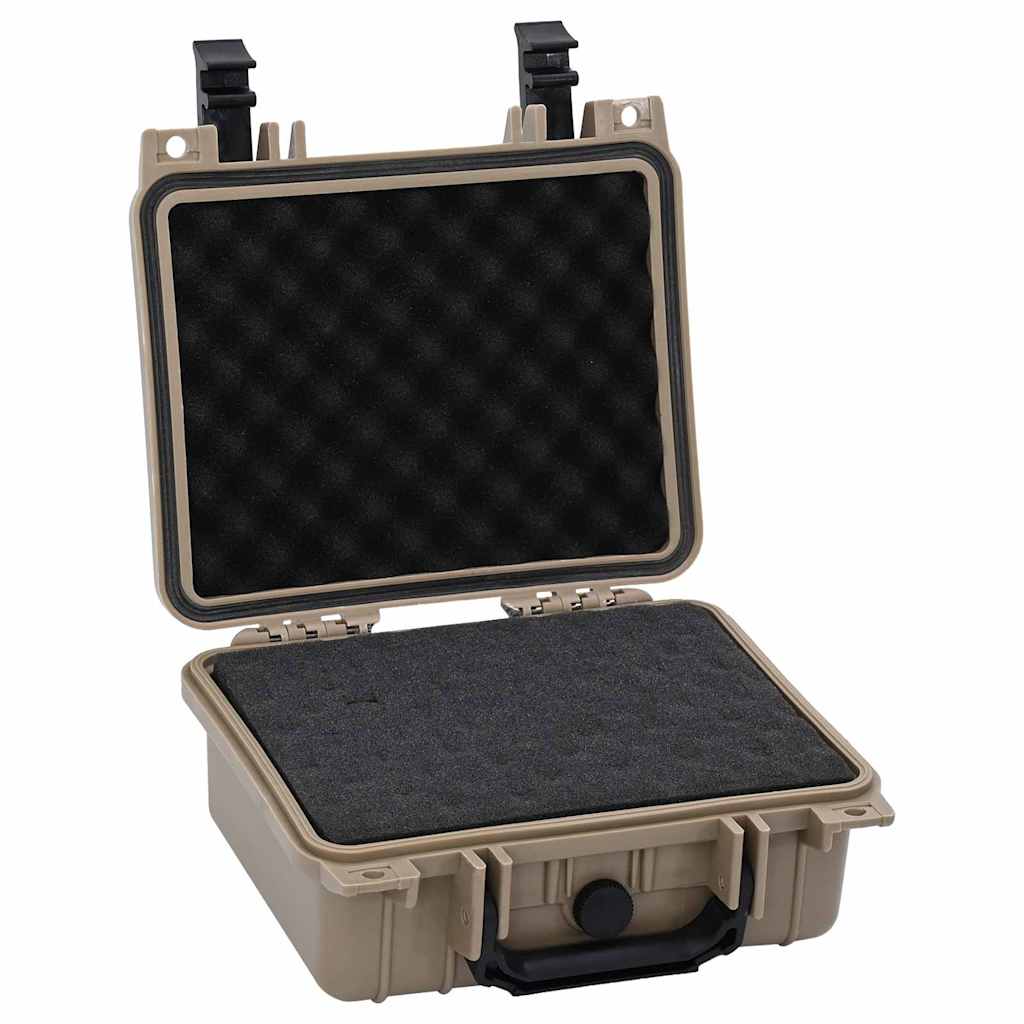 Vidaxx Hartschalenkoffer Sand 27 x 24,5 x 12,5 cm Polypropylen und ABS