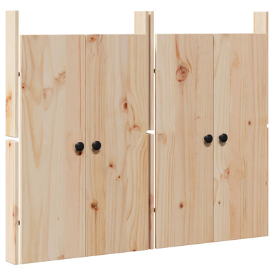 Vidaxxl Küchentür 2 Stk. Creme 50 x 9 x 82 cm massives Kiefernholz