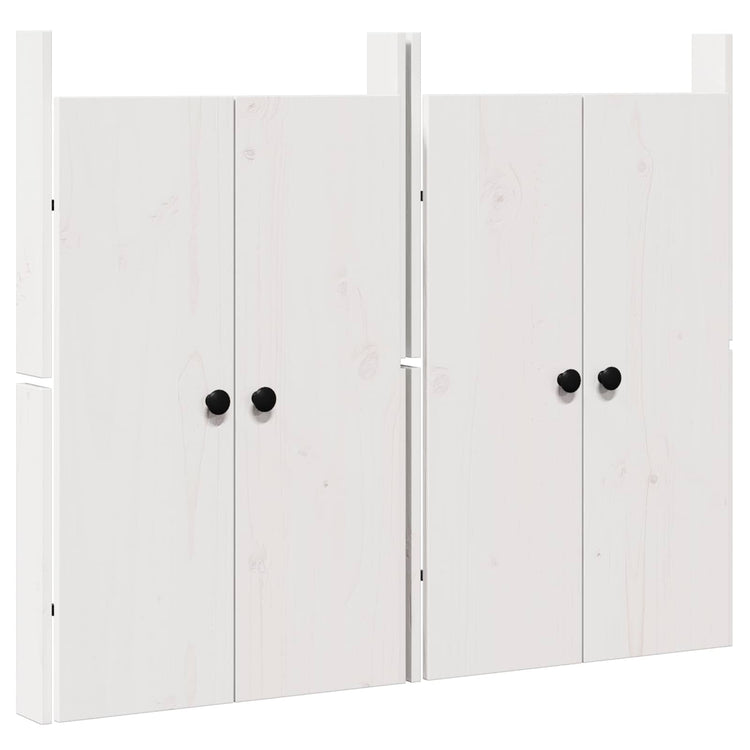 Vidaxx Küchentür 2 Stück weiß 50 x 9 x 82 cm massives Kiefernholz