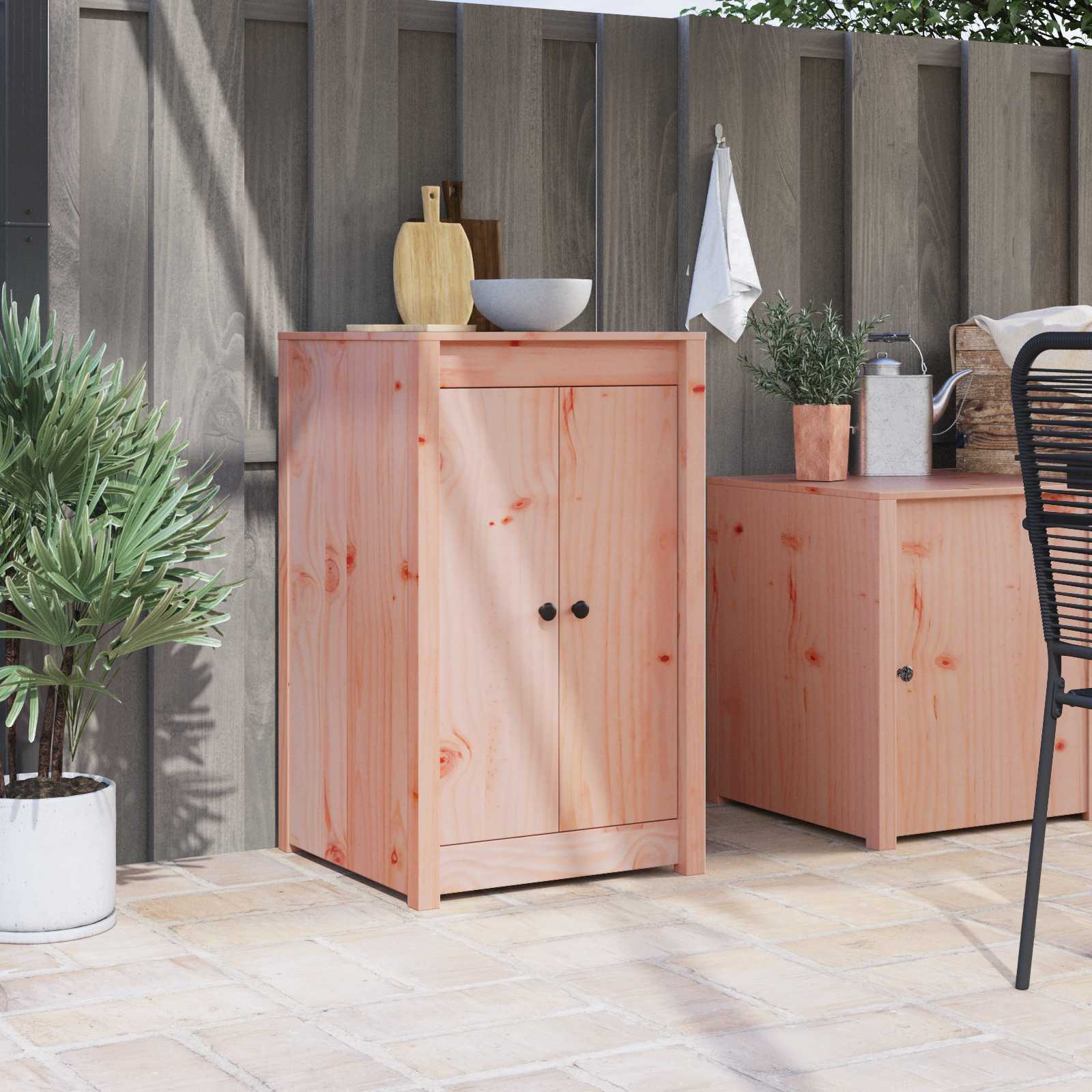 Vidaxx Küchentür braun 50 x 9 x 82 cm massive Douglasie