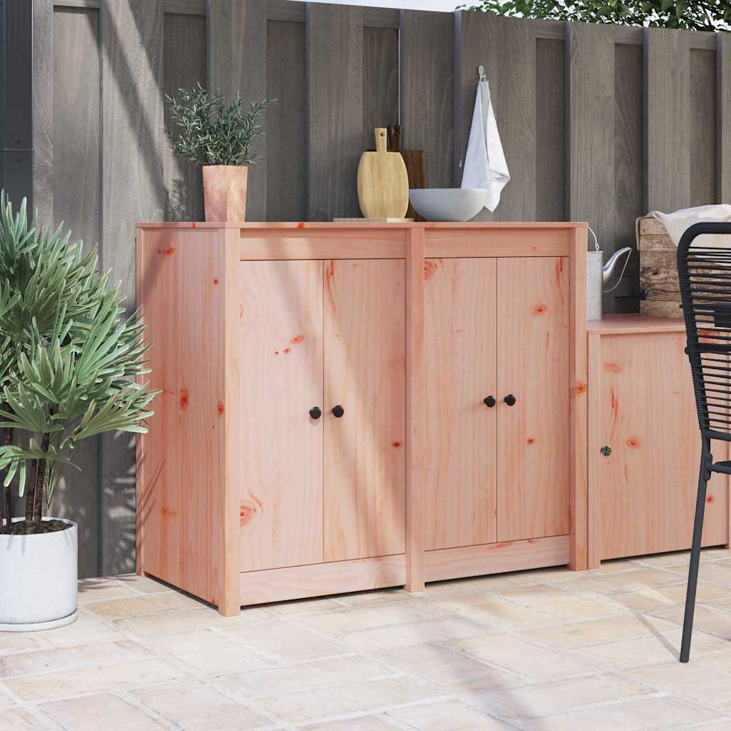 VidaXL Küchentür 2 Stk. Braun 50 x 9 x 82 cm massive Douglasie