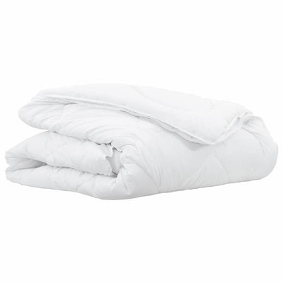 Vidaxx 2-in-1 Bettdecke weiß 140 x 200 cm Polyester
