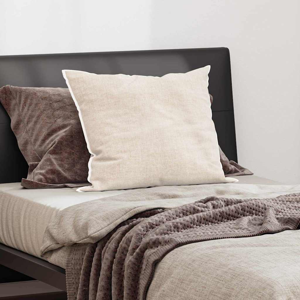 VidaXL-Kissen mit weißem Baumwoll- und Polyesterkissen