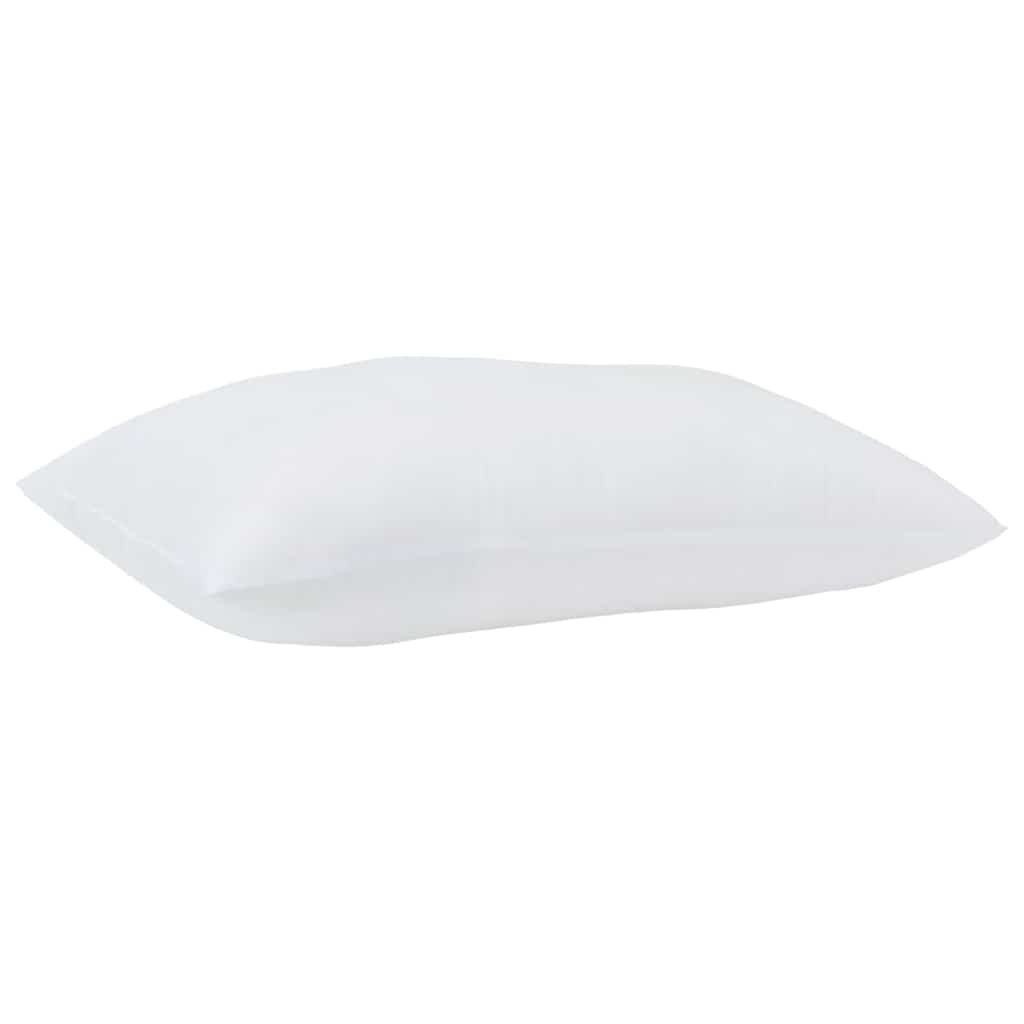 Vidaxxl Kissen mit Kissen weiß 60 x 40 x 20 cm Polyester