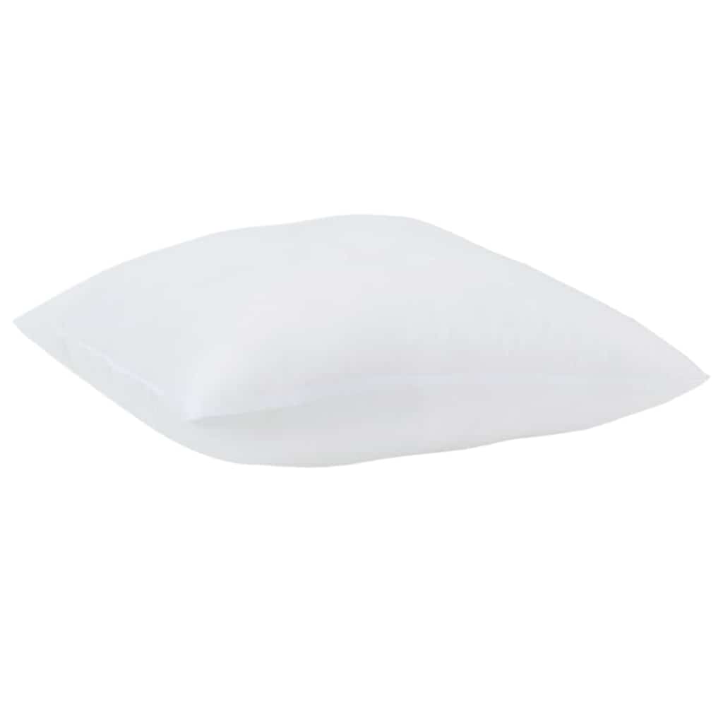 Vidaxxl Kissen mit Kissen weiß 61 x 41 x 20 cm Polyester