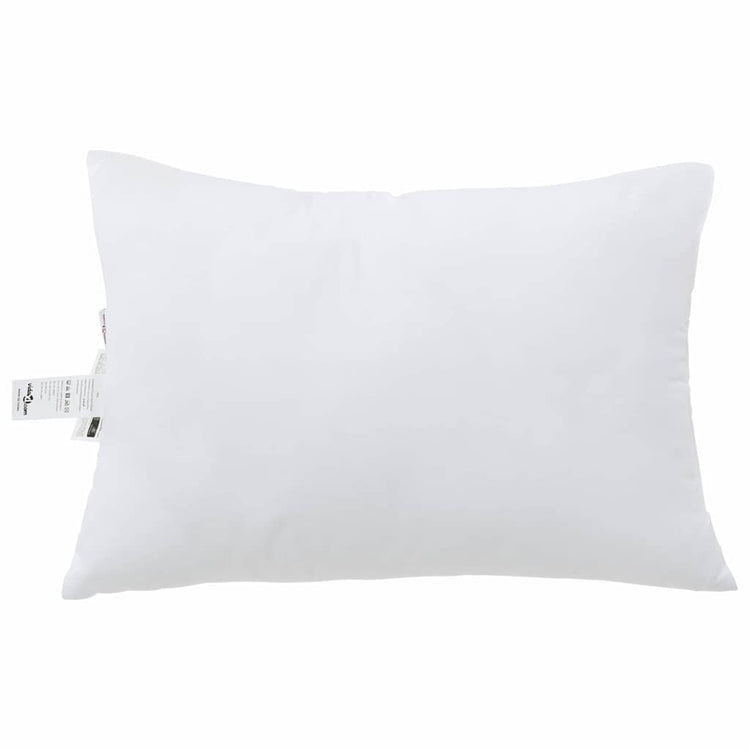 Vidaxxl Kissen mit Kissen 2 Stück weiß 61 x 41 x 20 cm Polyester