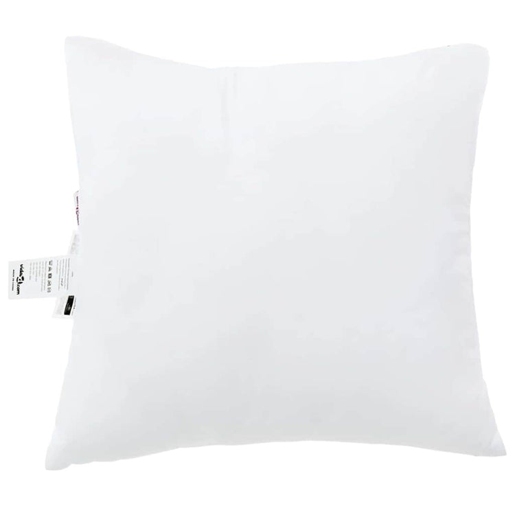 Vidaxxl Kissen mit Kissen 2 Stück weiß 61 x 41 x 20 cm Polyester