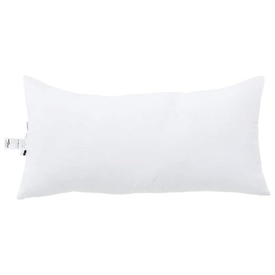 Vidaxxl Kissen mit Kissen 2 Stück weiß 61 x 41 x 20 cm Polyester