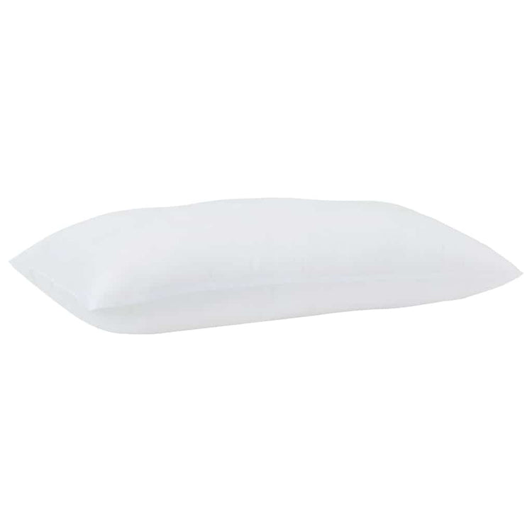 Vidaxxl Kissen mit Kissen 2 Stück weiß 61 x 41 x 20 cm Polyester