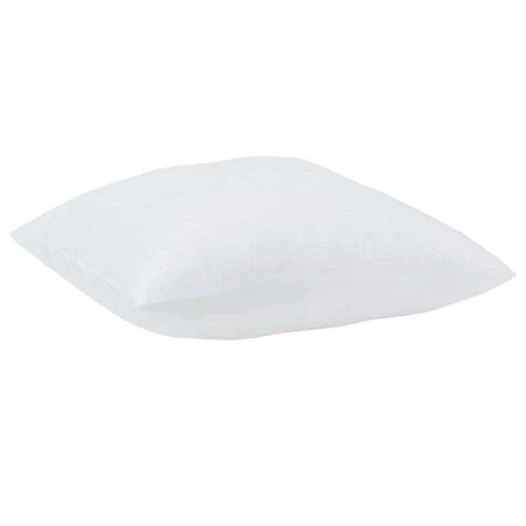 Vidaxxl Kissen mit Kissen 2 Stück weiß 61 x 41 x 20 cm Polyester