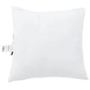 Vidaxxl Kissen mit Kissen 2 Stück weiß 61 x 41 x 20 cm Polyester