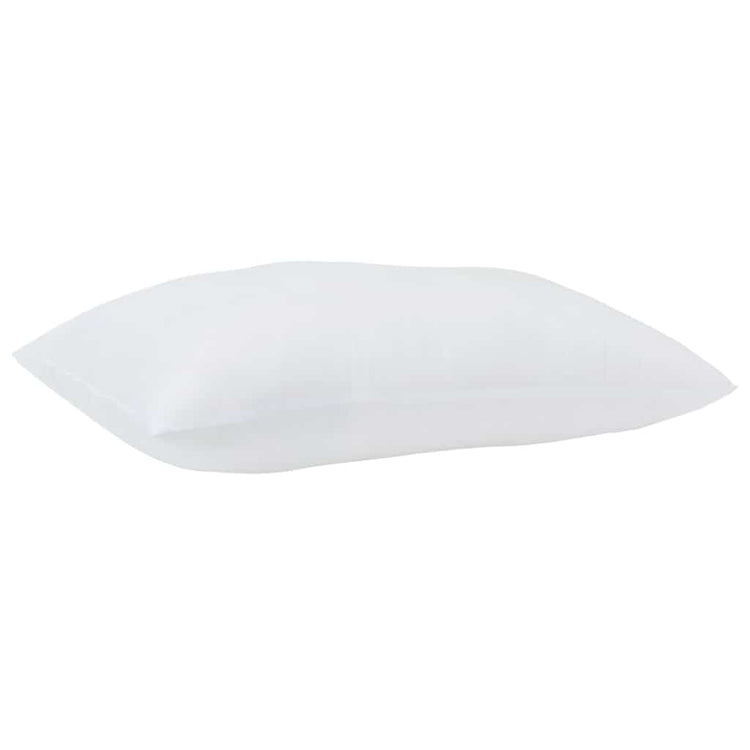 Vidaxxl Kissen mit Kissen 2 Stück weiß 61 x 41 x 20 cm Polyester