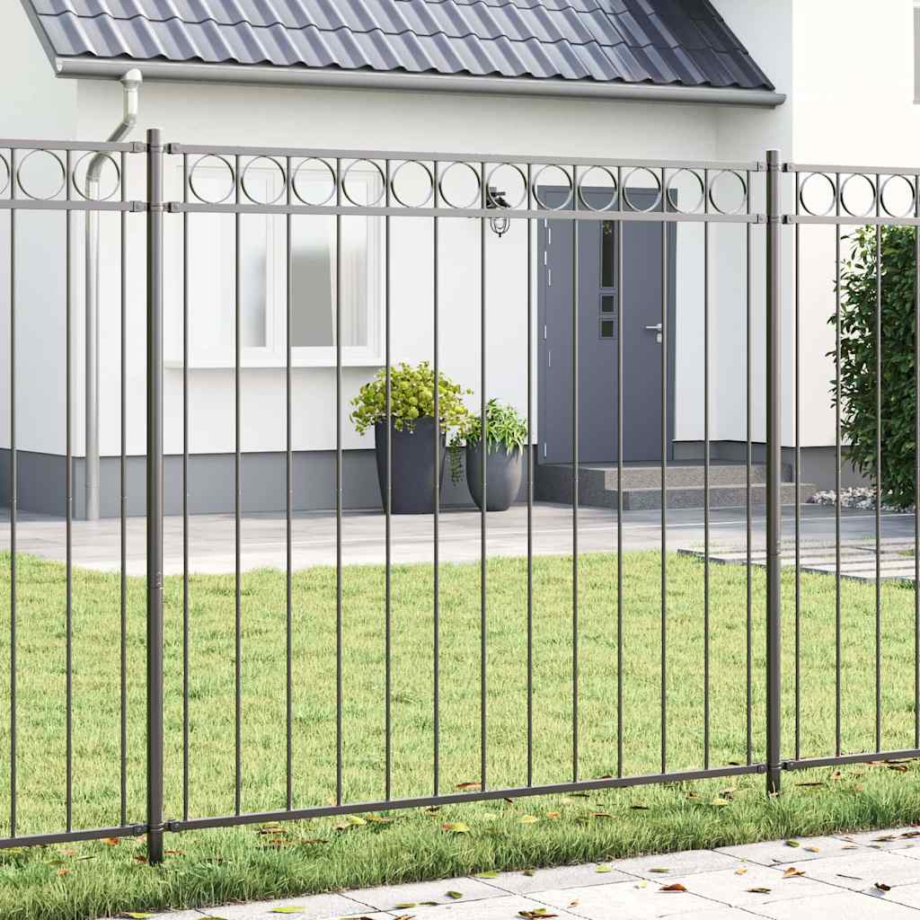Vidaxx hec Element grau 170 x 170 cm Stahl