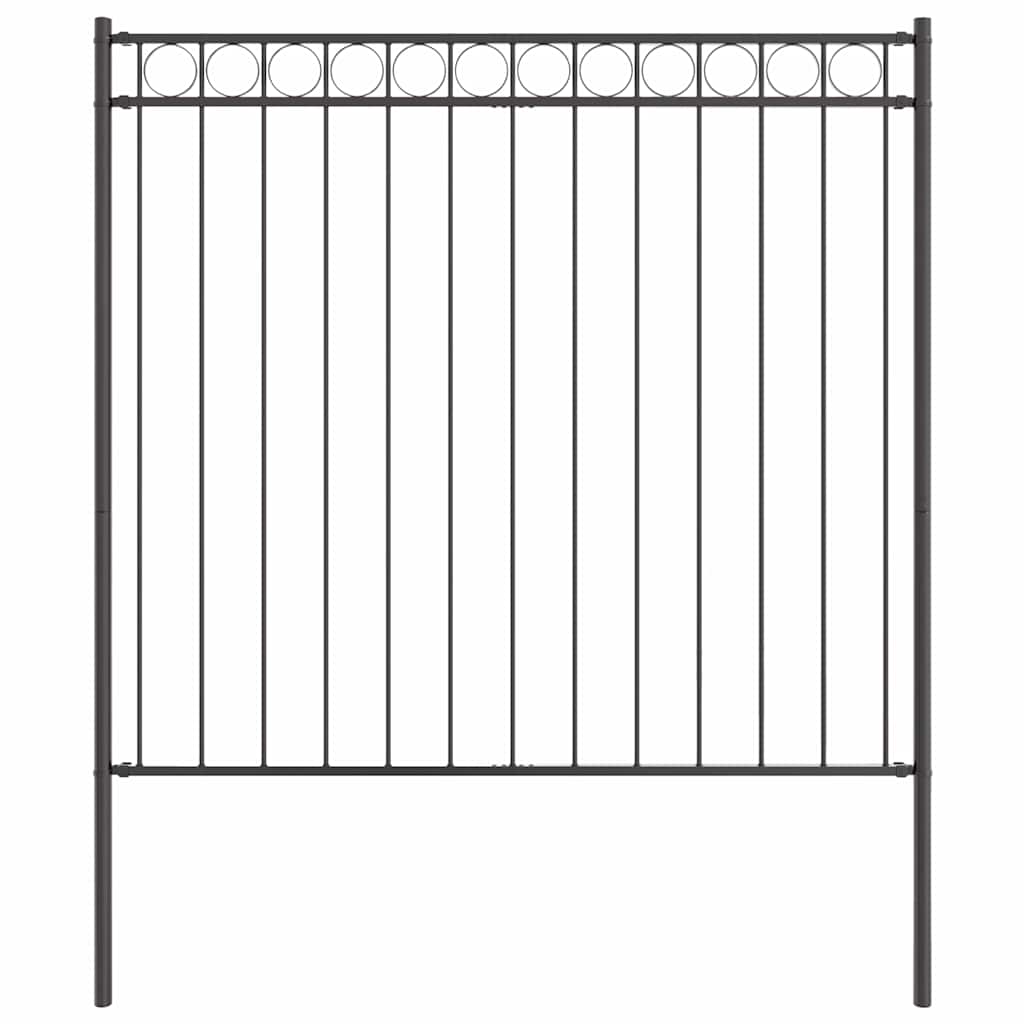 Vidaxx hec Element grau 170 x 200 cm Stahl