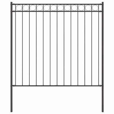 Vidaxx hec Element grau 170 x 200 cm Stahl