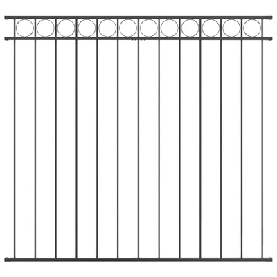 Vidaxx hec Element grau 170 x 150 cm Stahl