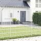 Vidaxx Gartenzaun weiß 170 x 225 cm pulverbeschichteter Stahl