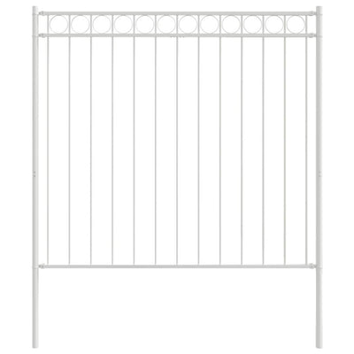 Vidaxx hec Element weiß 170 x 170 cm Stahl