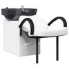 Vidaxx Shampoo-Stuhl weiß und schwarz 63 x 141 x 92 cm PVC