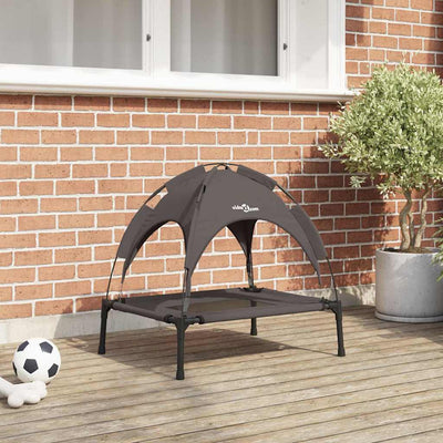 Vidaxxl Hundebett braun 62 x 48 x 61 cm Stahl