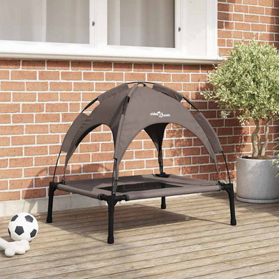Vidaxxl Hundebett braun 76 x 62 x 70,5 cm Stahl