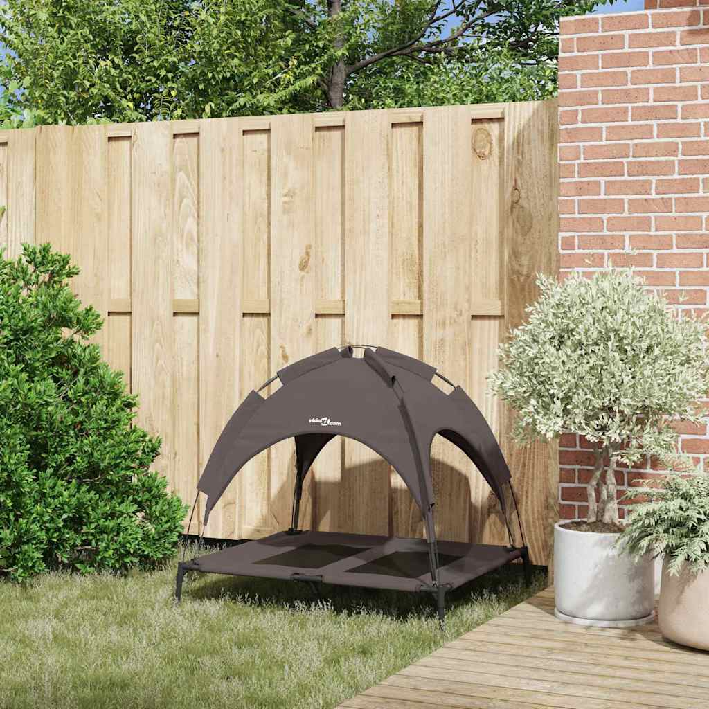 Vidaxl Hundebett braun 92 x 77 x 82,5 cm Stahl