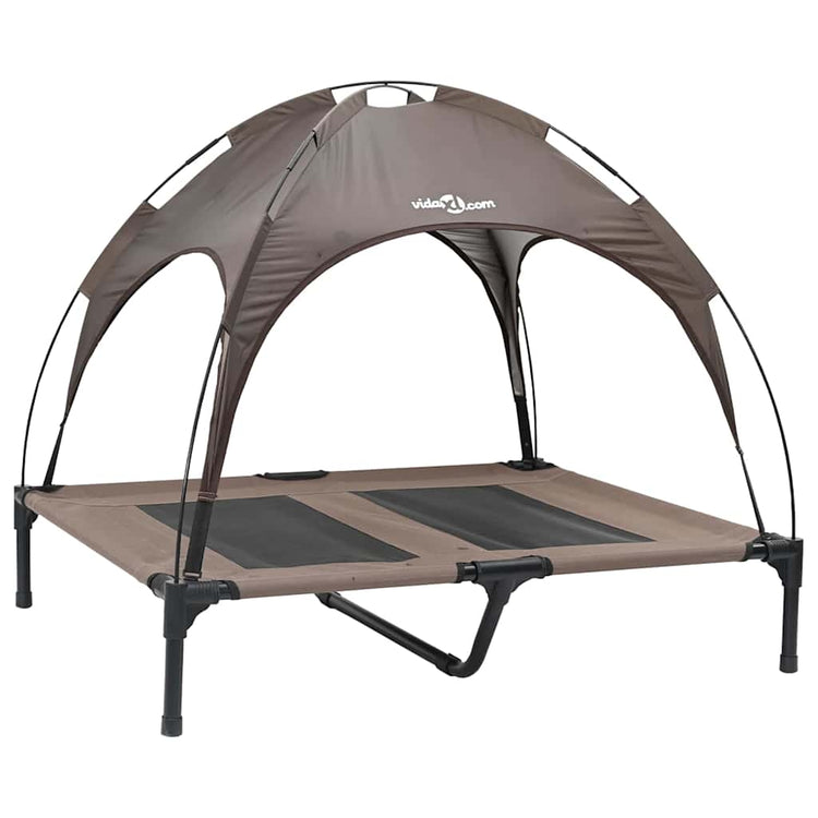Vidaxl Hundebett braun 92 x 77 x 82,5 cm Stahl