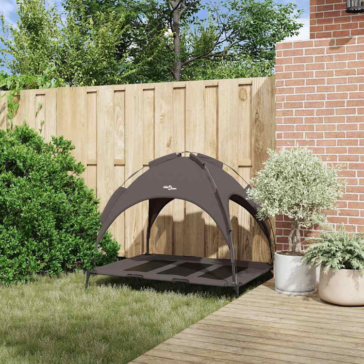 Vidaxxl Hundebett braun 122 x 93 x 106,5 cm Stahl