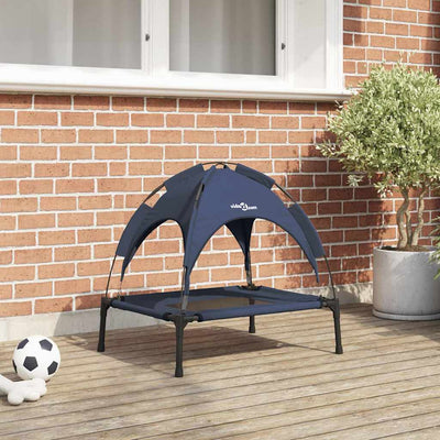 Vidaxxl Hundebett Marineblau 62 x 48 x 61 cm Stahl