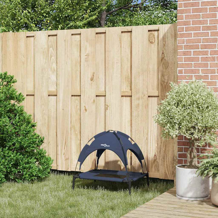 Vidaxxl Hundebett Marineblau 62 x 48 x 61 cm Stahl
