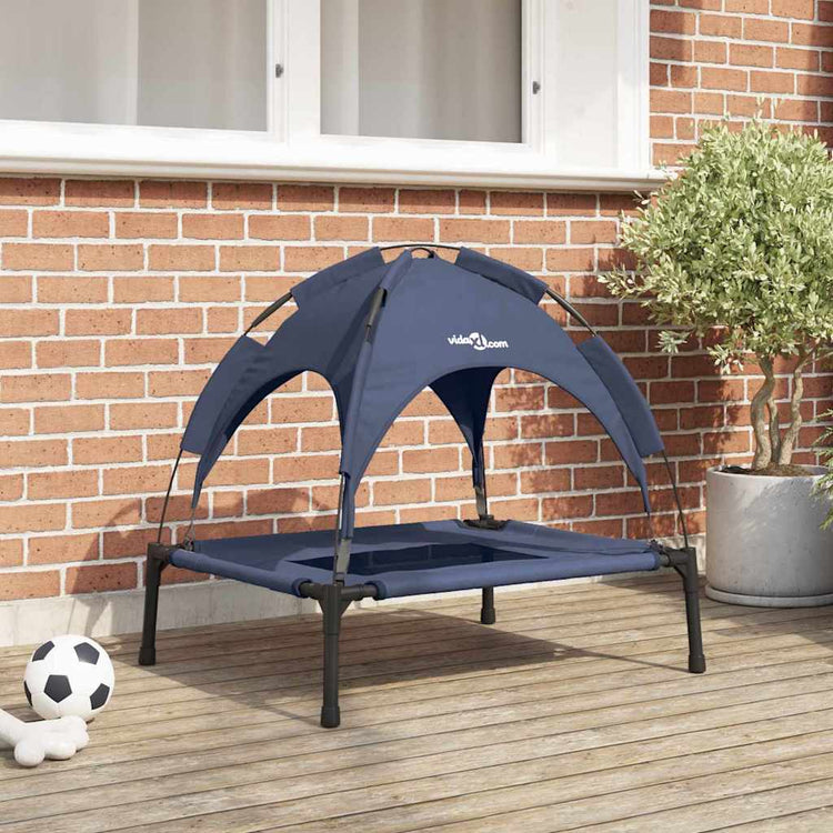 Vidaxxl Hundebett Marineblau 92 x 77 x 82,5 cm Stahl