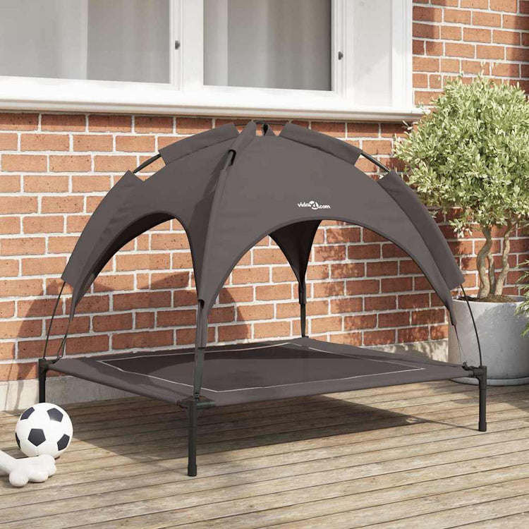 Vidaxl Hundebett braun 90 x 81 x 80,5 cm Stahl