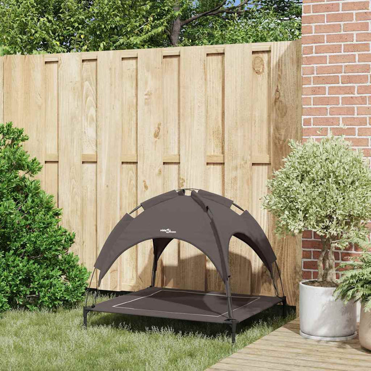 Vidaxl Hundebett braun 90 x 81 x 80,5 cm Stahl