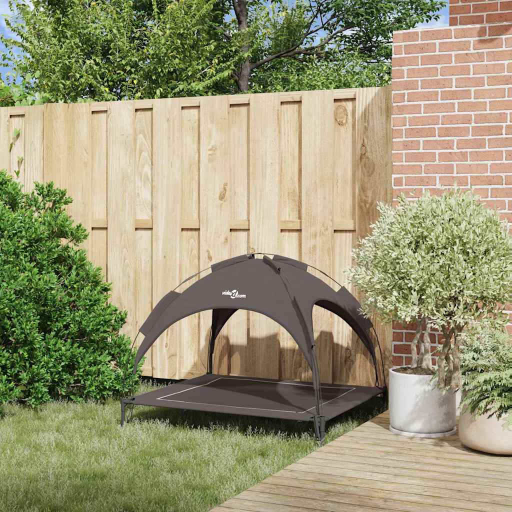 Vidaxxl Hundebett braun 104 x 86 x 84,5 cm Stahl