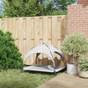 Vidaxl Hundebett silbergrau 104 x 86 x 84,5 cm Stahl