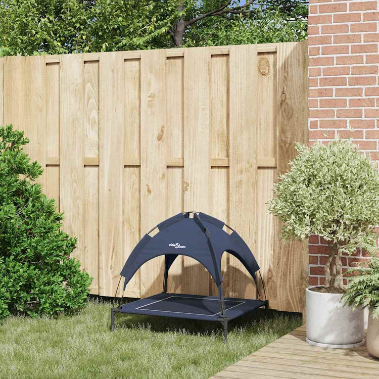 Vidaxxl Hundebett Marineblau 71 x 64 x 71 cm Stahl