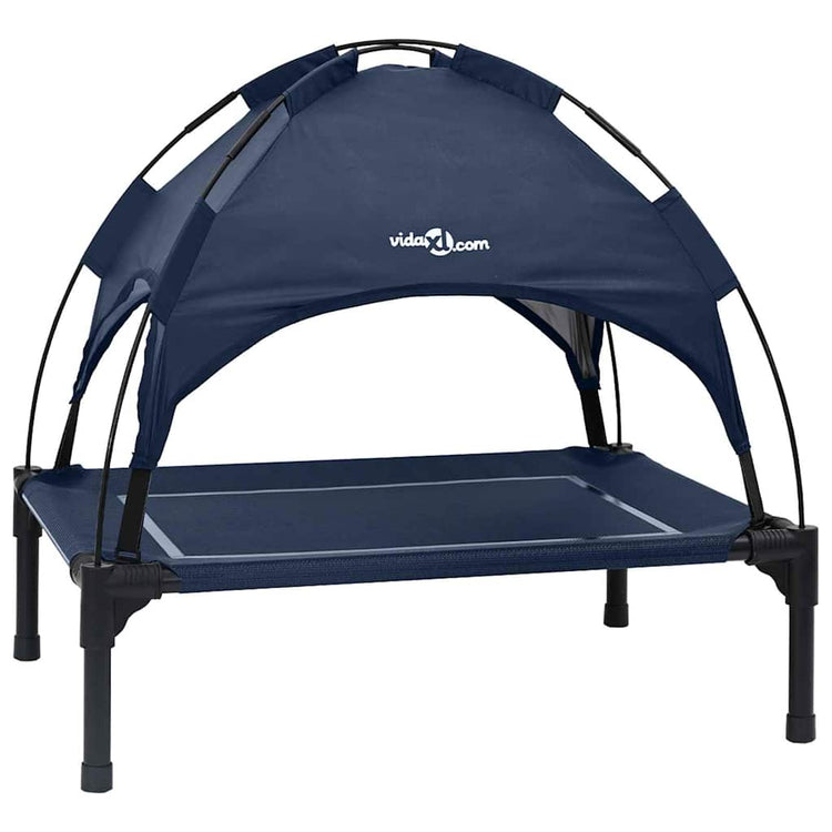 Vidaxxl Hundebett Marineblau 71 x 64 x 71 cm Stahl