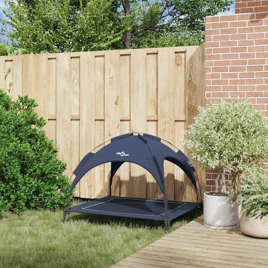 Vidaxxl Hundebett Marineblau 104 x 86 x 84,5 cm Stahl