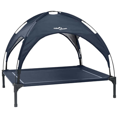 Vidaxxl Hundebett Marineblau 104 x 86 x 84,5 cm Stahl