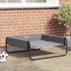 Vidaxl Hundebett hellgrau 85 x 85 x 33 cm Stahl